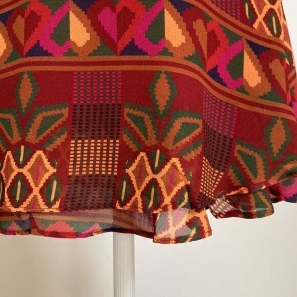 FARM Rio Odalyis Mini Skirt Red Motif Size XS NWT - Picture 7 of 10